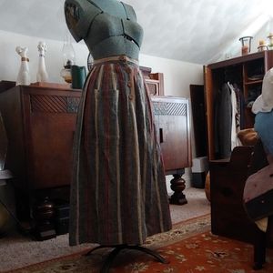 Vintage A-line wool skirt